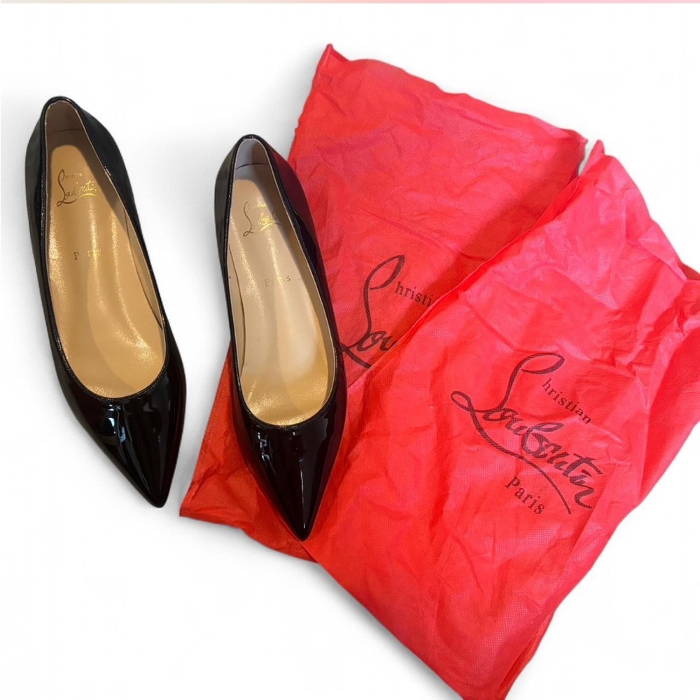 Christian Louboutin Glossy Ballet Flats